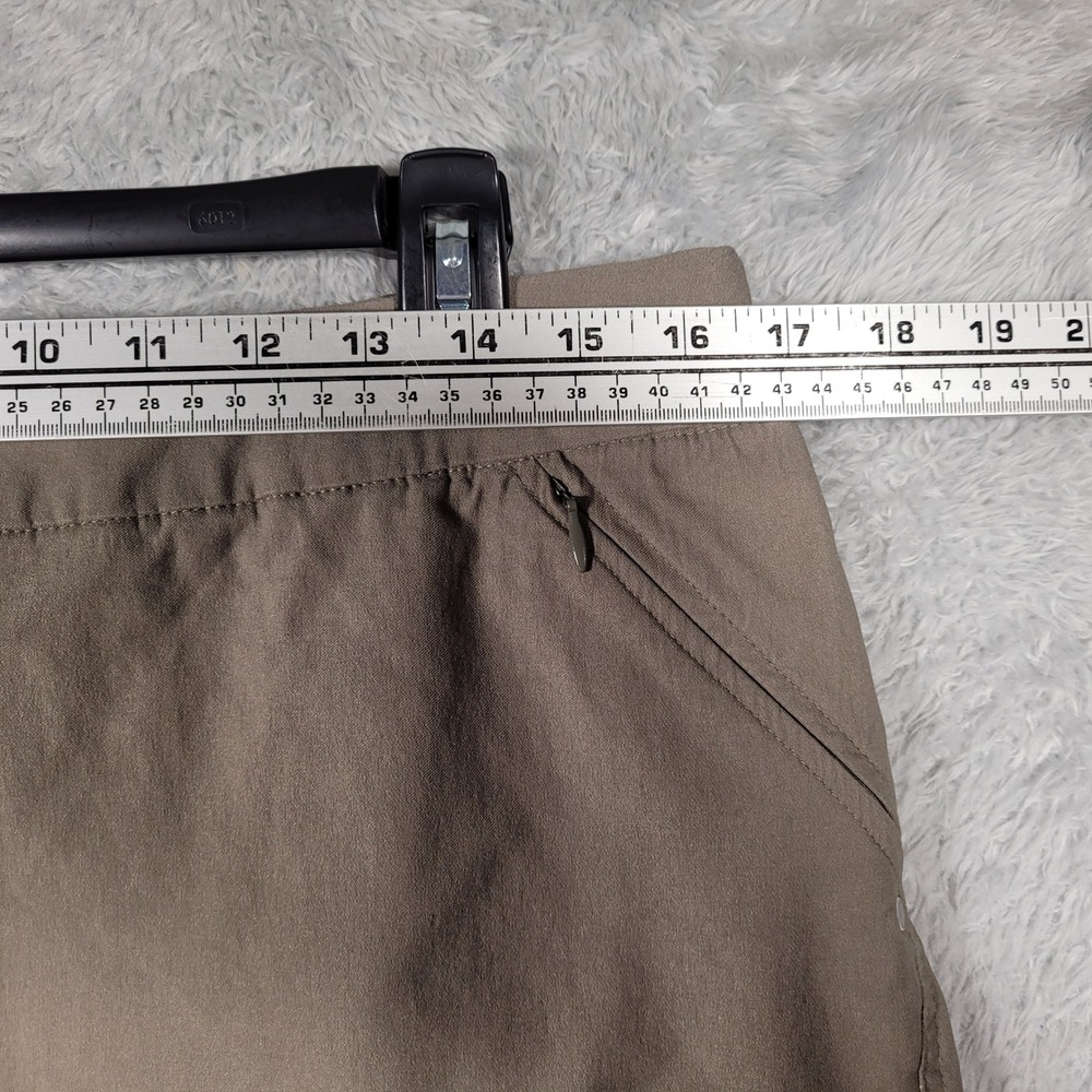 Tribal Skort Womens Size 12 Khaki A Line Knee Length Pockets Casual - Picture 3 of 8